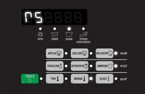 Photo of washing machine controls